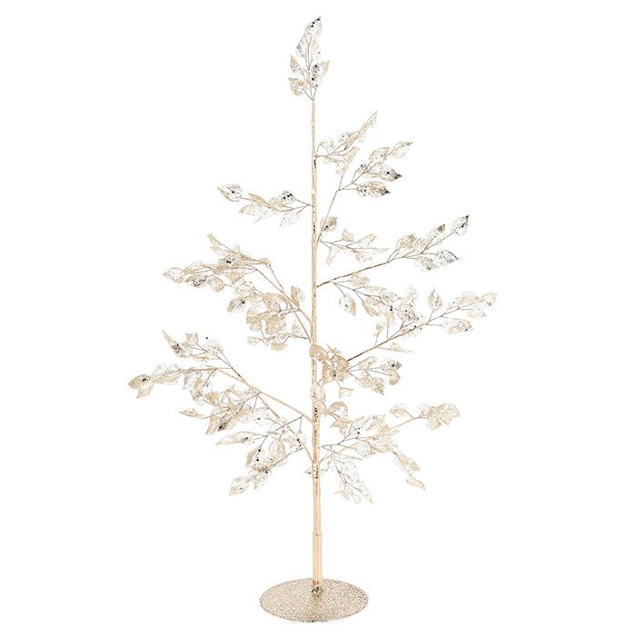 Shimmer Tree Leaves Gold 45cm