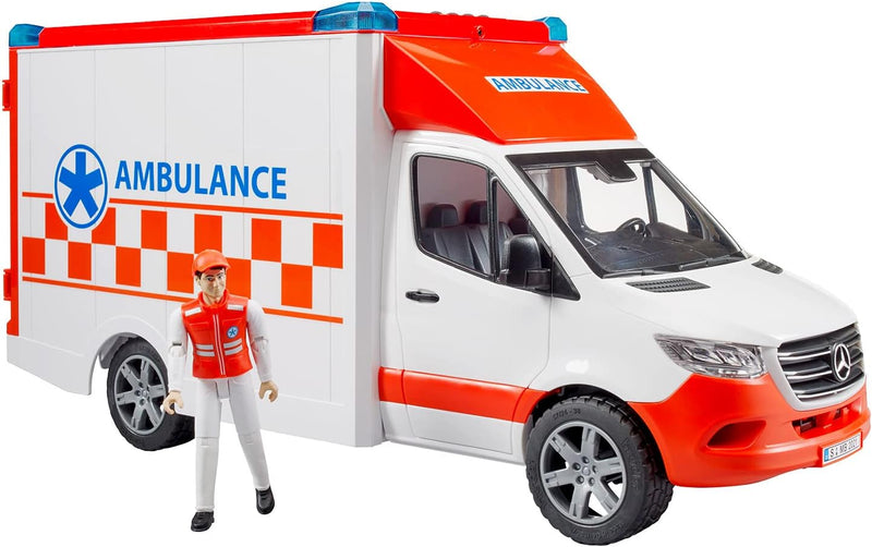 Bruder Mercedes Benz Sprinter Ambulance Including Driver 1:16 Scale