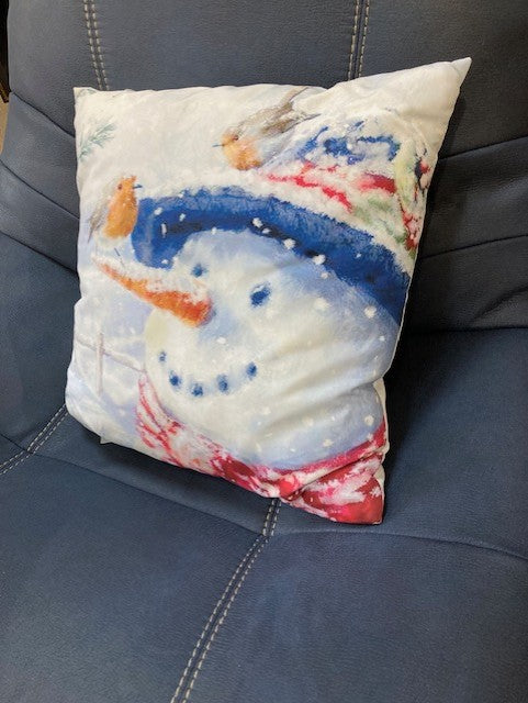 Snowman Cushion 45x45cm