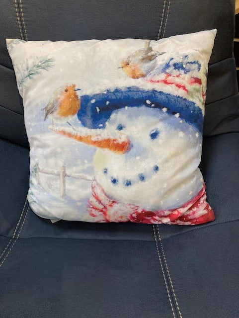 Snowman Cushion 45x45cm