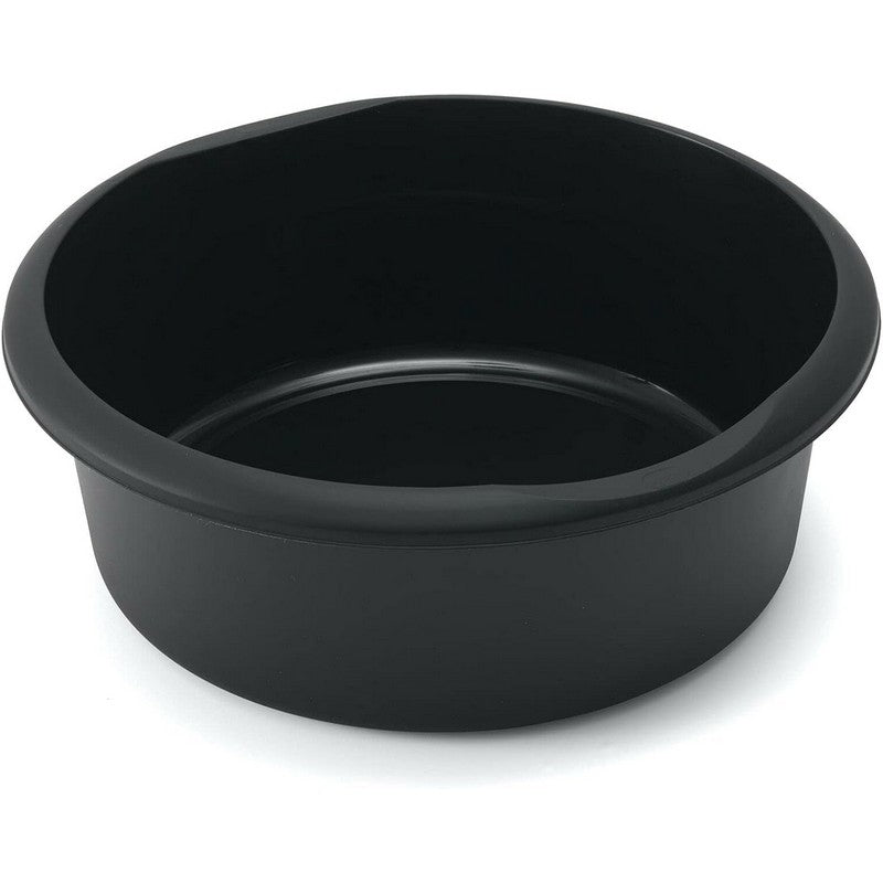 Addis 7.7 Litre Round Washing Bowl - Linen / Black