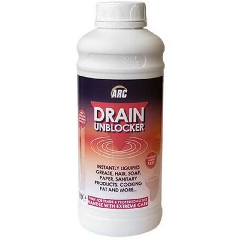 Arc Trade & Professional Industrial Strength Drain Unblocker 1L