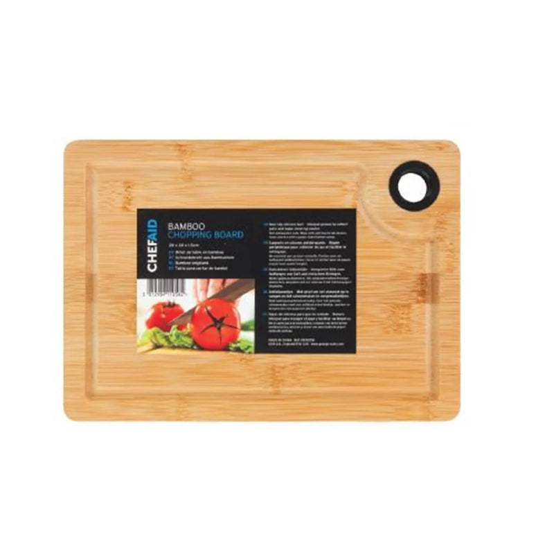 Chefaid Bamboo Chopping Board 28X20X1.5cm