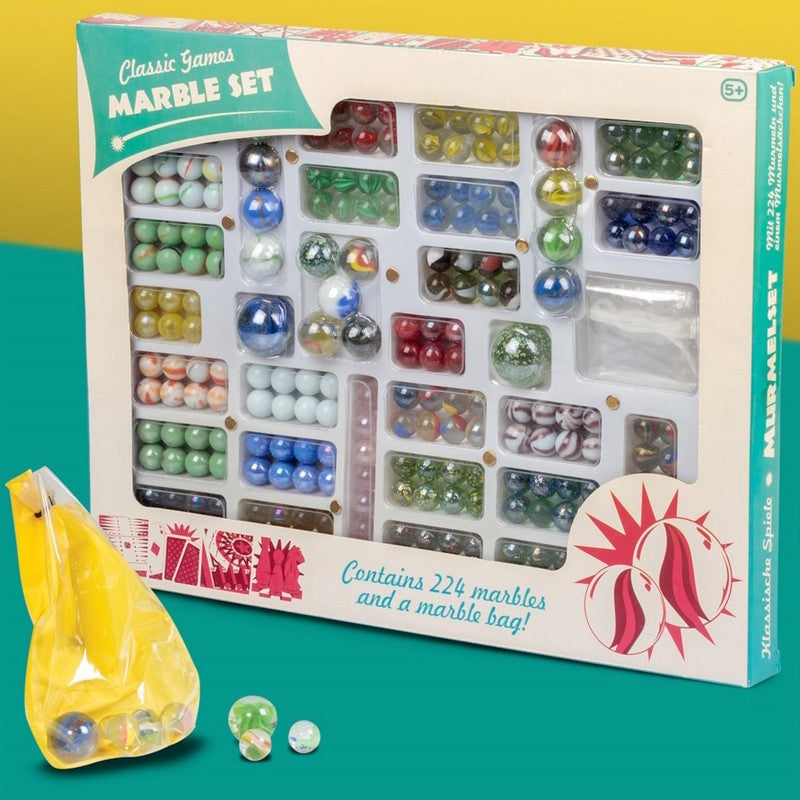 Classic Games Full Marble Set Inc 224 Marbles