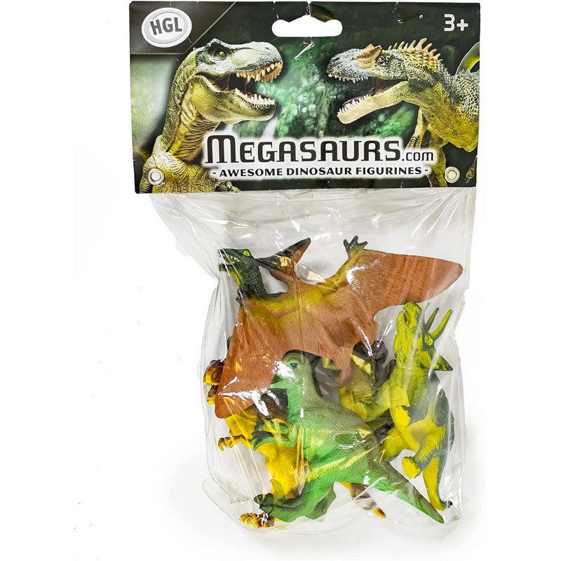 HGL Megasaurs Dinosaur Play Figures - 6 Pack