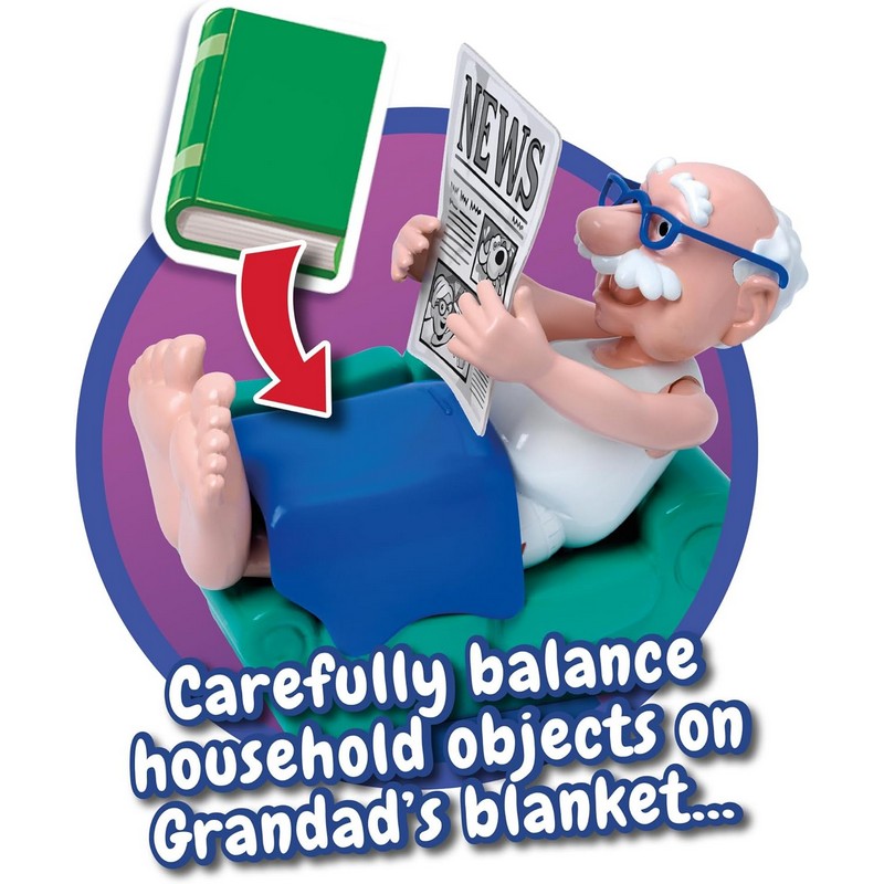 Ideal Grandad Tickle Toes Board Game Age 4+