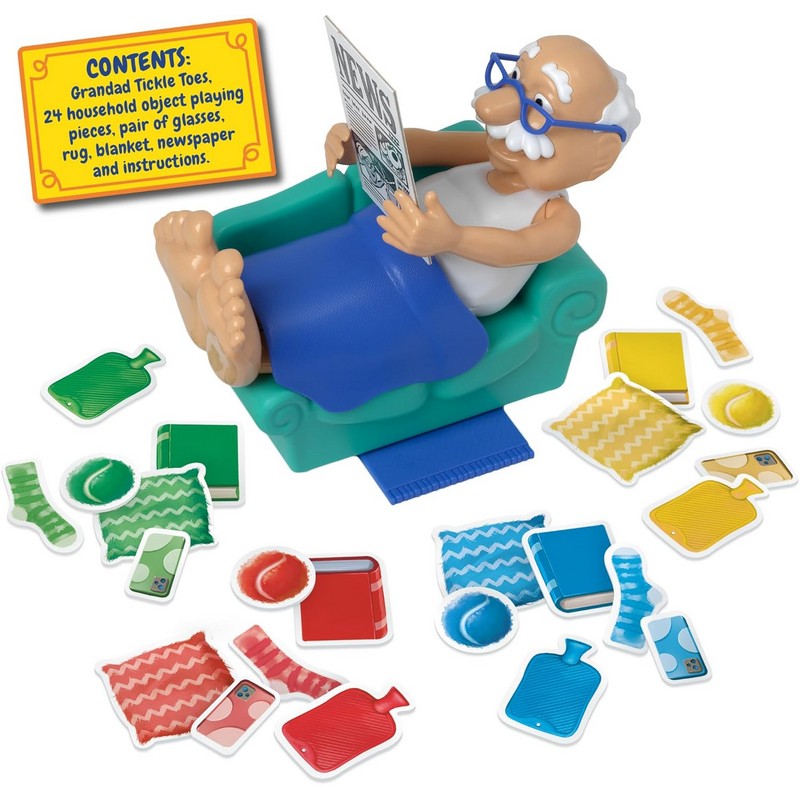 Ideal Grandad Tickle Toes Board Game Age 4+