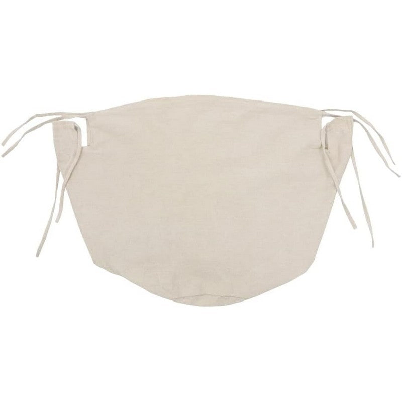 JVL Large Cotton Log Basket Liner - Natural