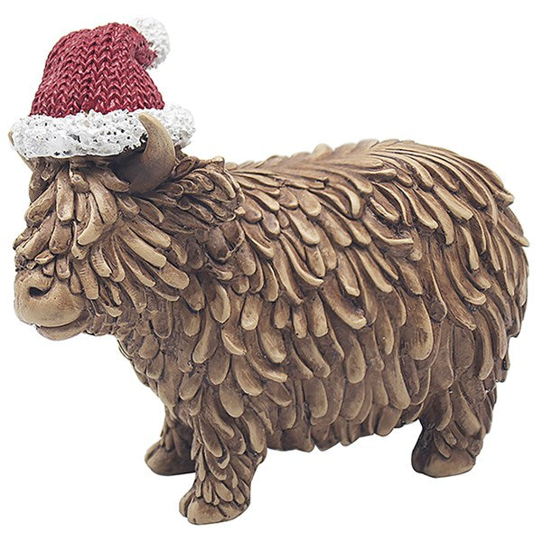 Xmas Highland Cow Small