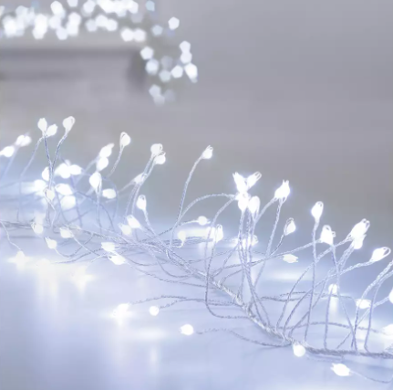 Ultrabright Garland LED Cluster Lights - Available in White or Warm White