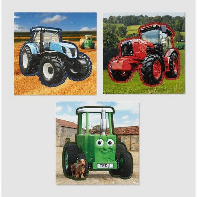 Tractor Ted Jigsaw Puzzles - 3 Pack / 4 Pack Available