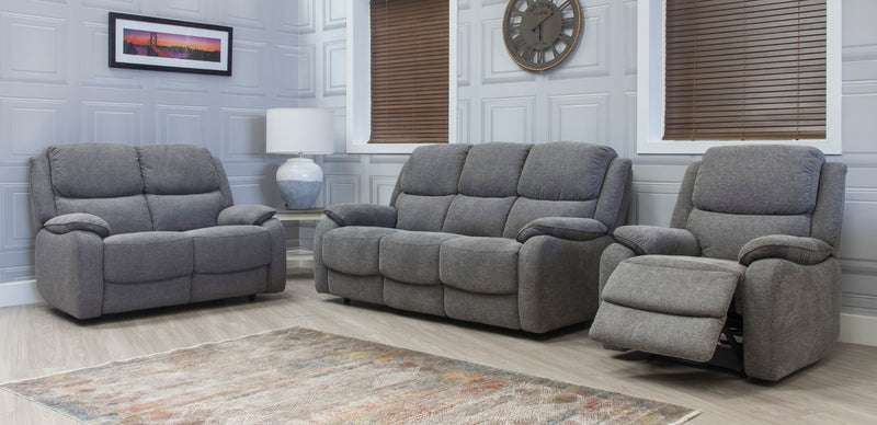 Parker Half Leather / Fabric Sofa Suite Range - (3 Seater / 2 Seater / Chair / Lift & Rise)