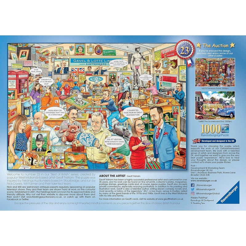 Ravensburger Best of British - The Auction - 1000 Piece Jigsaw