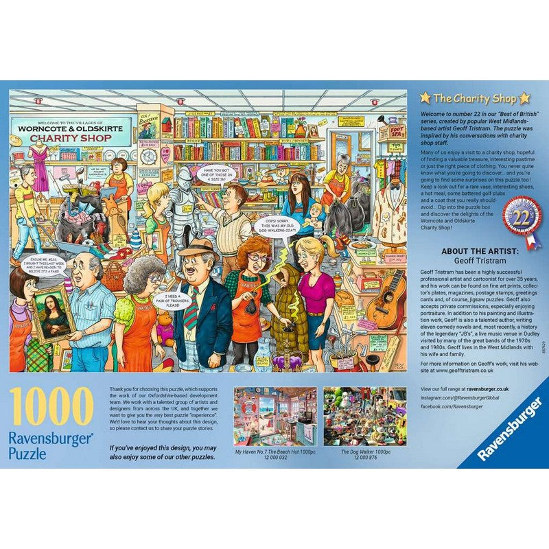 Ravensburger Best of British - The Charity Shop - 1000 Piece Jigsaw