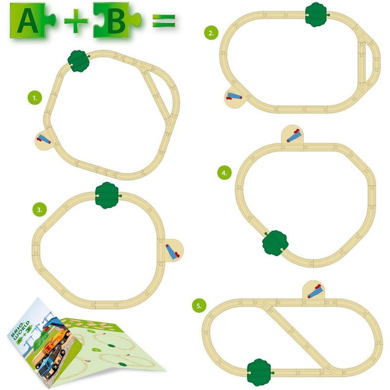 Ravensburger Biro Wooden Starter Lift & Load Railway Train Set