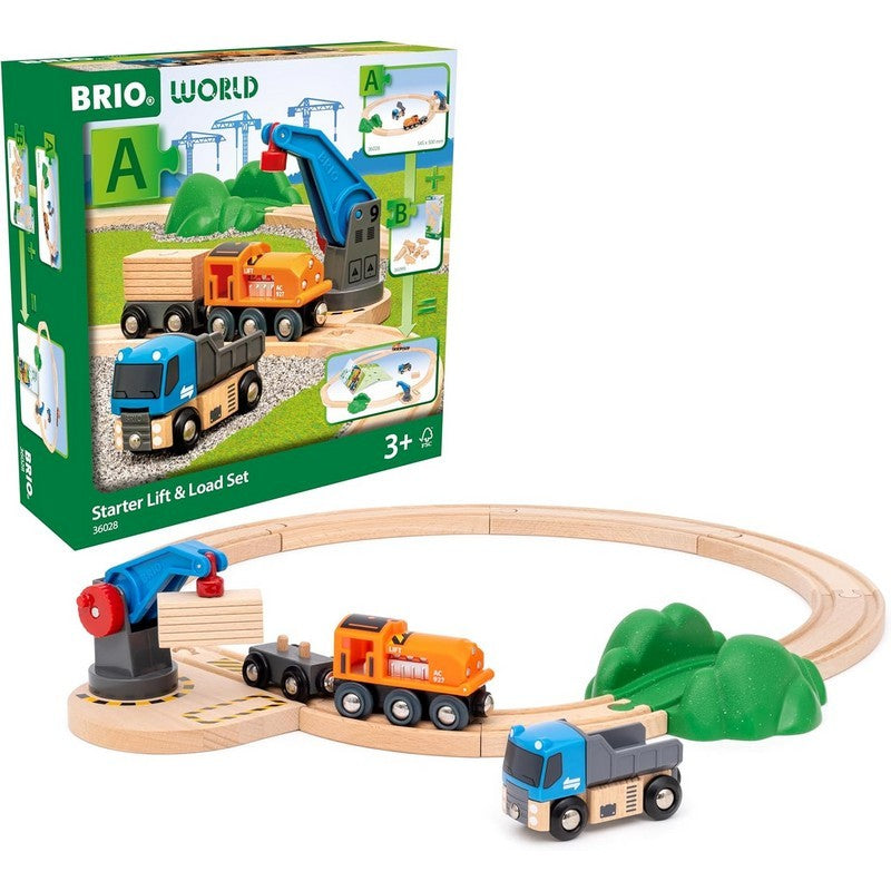 Ravensburger Biro Wooden Starter Lift & Load Railway Train Set