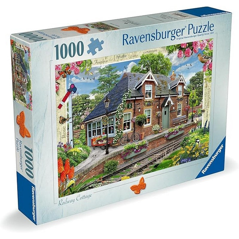 Ravensburger Country Cottage Collection - Railway Cottage - 1000 Piece Jigsaw