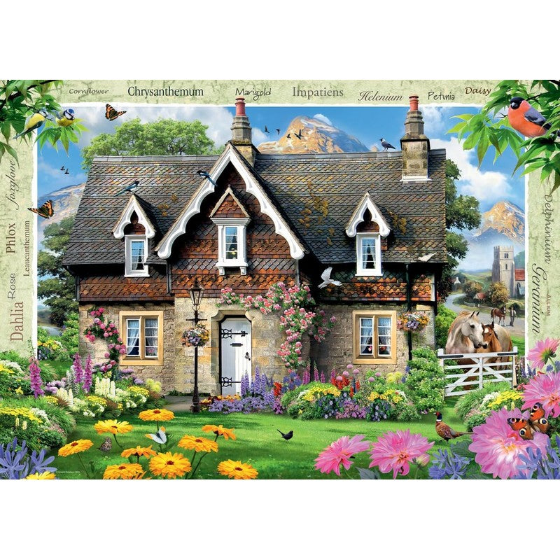 Ravensburger Country Cottage No.15 - Hillside Cottage - 1000 Piece Jigsaw