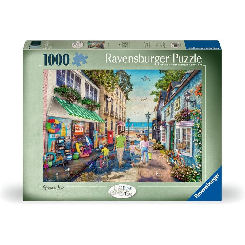 Ravensburger Down The Lane No.3 Seaview Lane - 1000 Piece Jigsaw