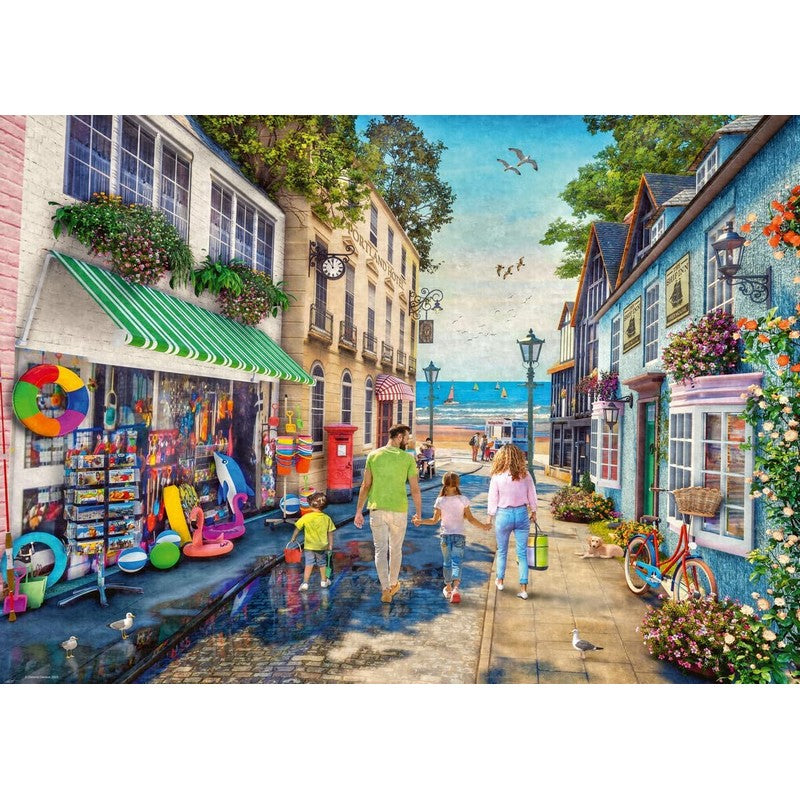 Ravensburger Down The Lane No.3 Seaview Lane - 1000 Piece Jigsaw