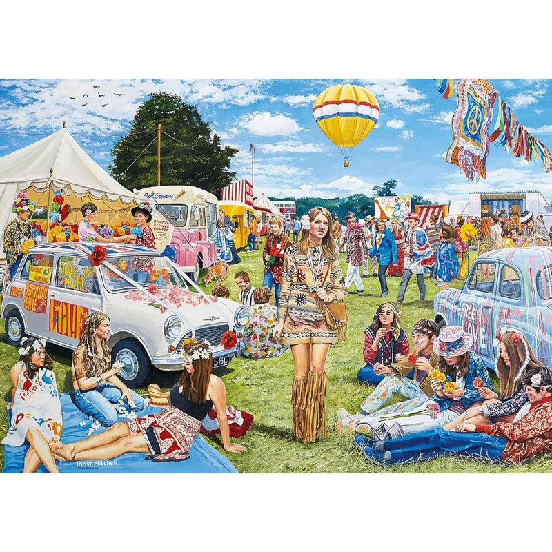 Ravensburger Festival of the Flower Children - 1000 Piece Jigsaw