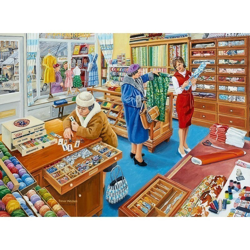 Ravensburger Happy Days at Work The Haberdasher - 500 Piece Jigsaw