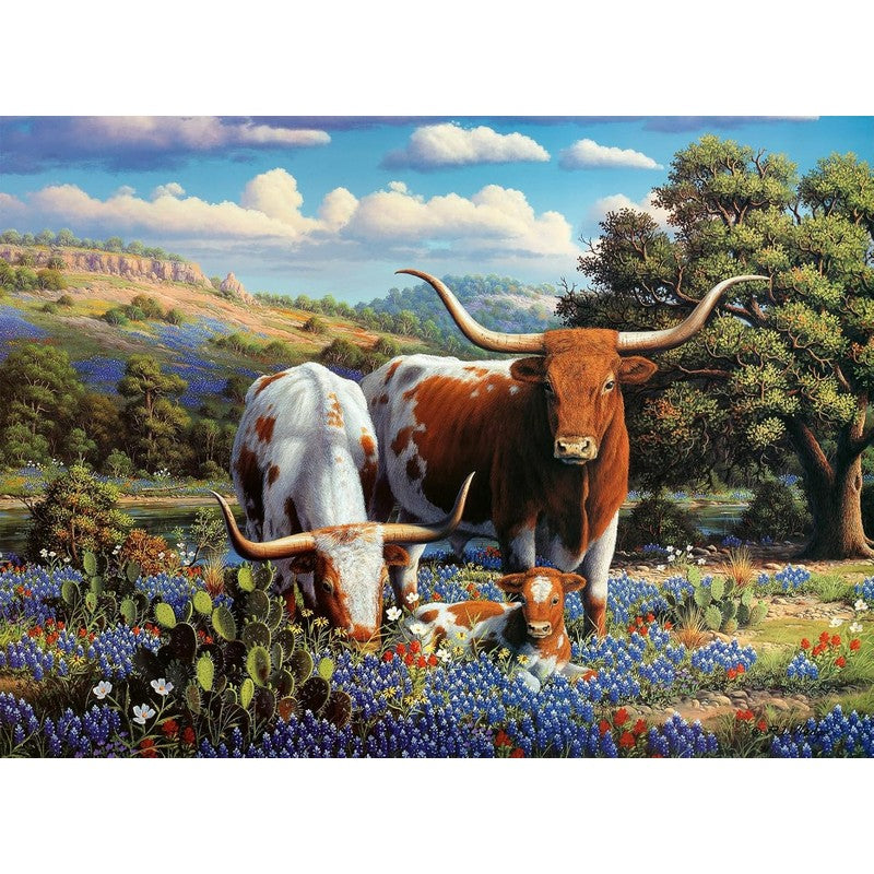 Ravensburger Longhorns - 500 Piece Jigsaw