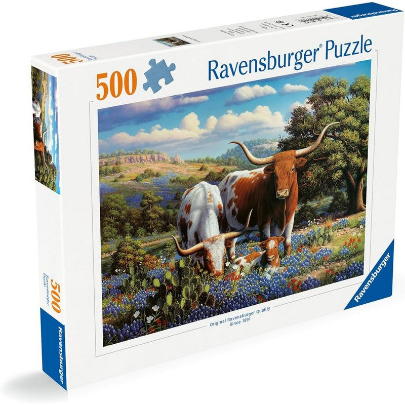 Ravensburger Longhorns - 500 Piece Jigsaw