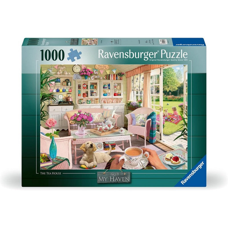 Ravensburger My Haven No.9 - The Tea House - 1000 Piece Jigsaw