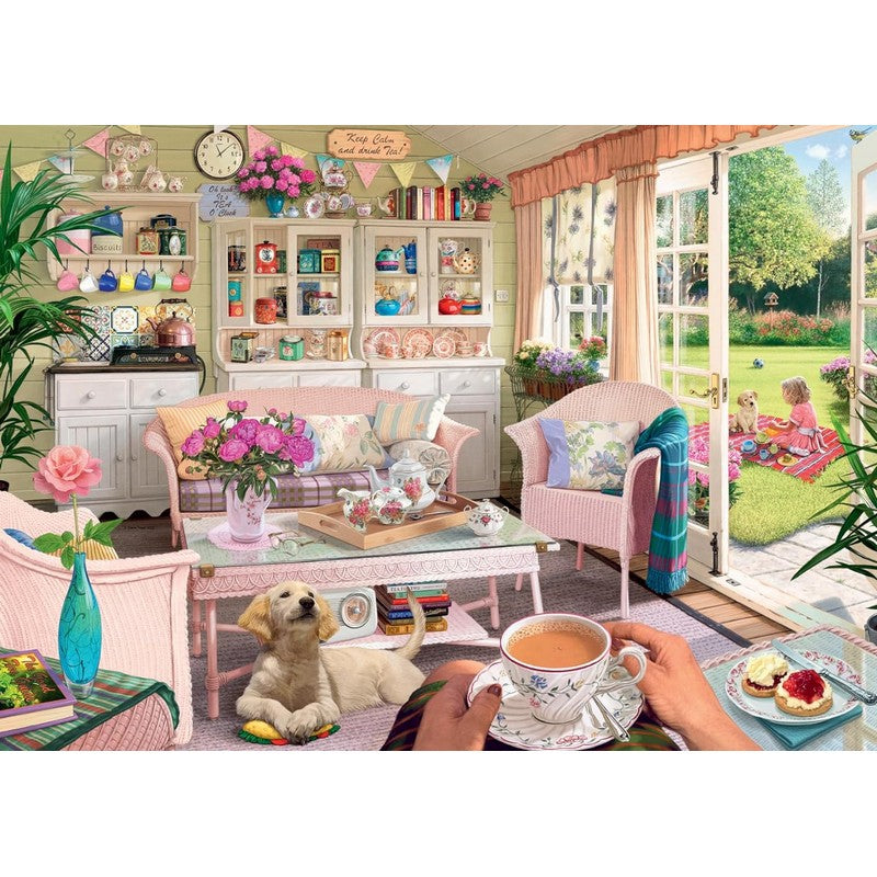 Ravensburger My Haven No.9 - The Tea House - 1000 Piece Jigsaw