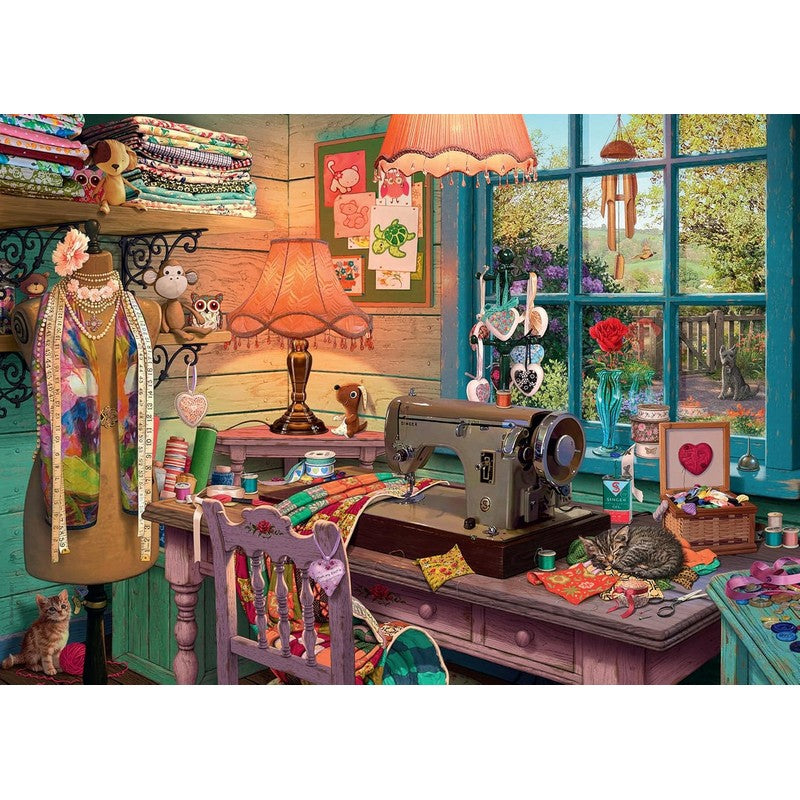 Ravensburger My Haven No 4 The Sewing Shed - 1000 Piece Jigsaw