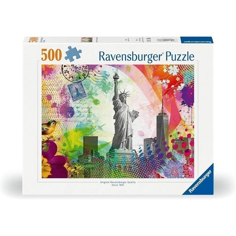 Ravensburger New York Postcard - 500 Piece Jigsaw