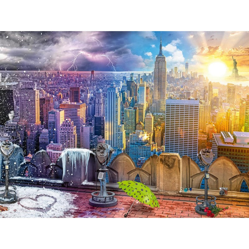 Ravensburger New York Summer and Winter - 1500 Piece Jigsaw