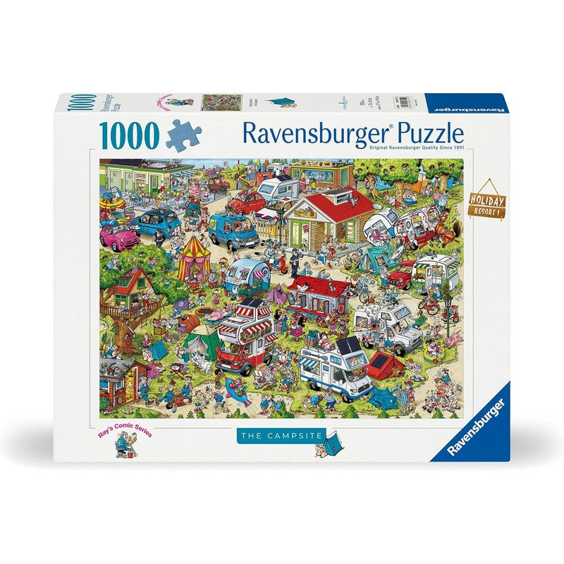 Ravensburger Rays Comic Series – The Campsite - 1000 Piece Jigsaw