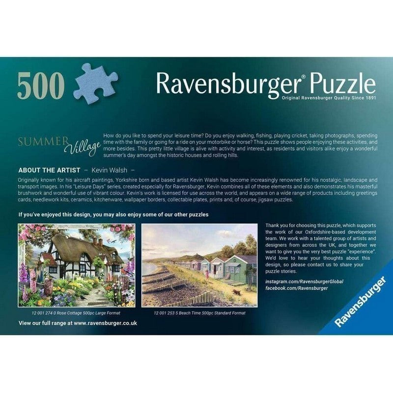 Ravensburger Summer Village - 500 Piece Jigsaw Large Format