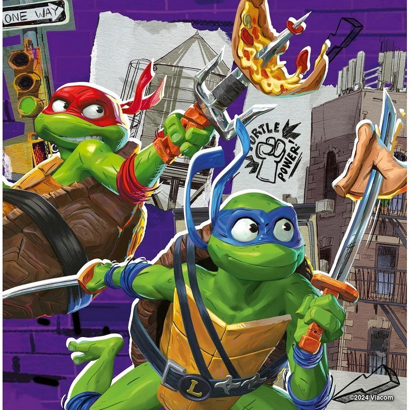 Ravensburger Teenage Mutant Ninja Turtles, 3 x 49 Piece Jigsaws