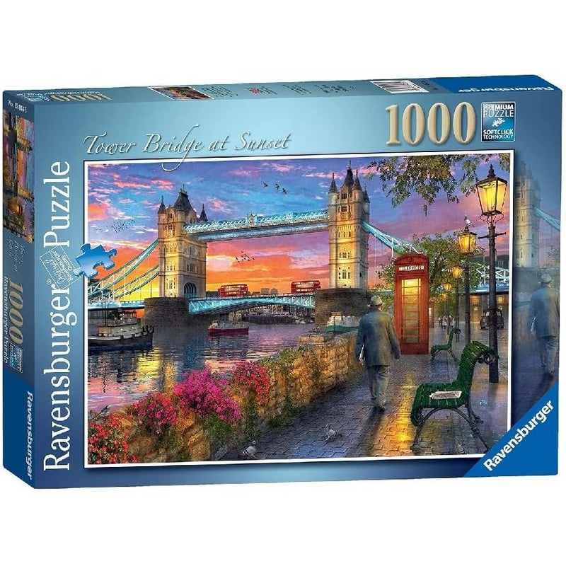 Ravensburger Tower Bridge at Sunset - 1000 Piece Jigsaw