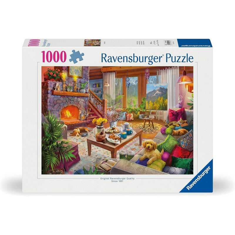 Ravensburger Cosy Cabin - 1000 Piece Jigsaw