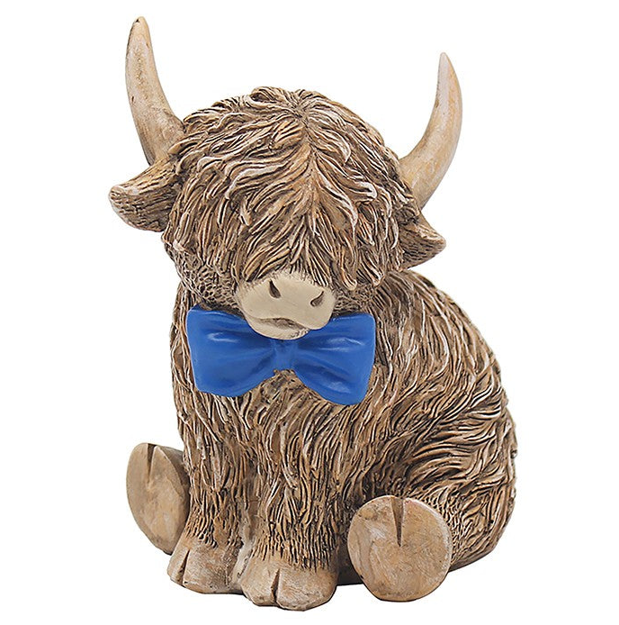 Hughie Highland Cow Decorations - Various Designs Available