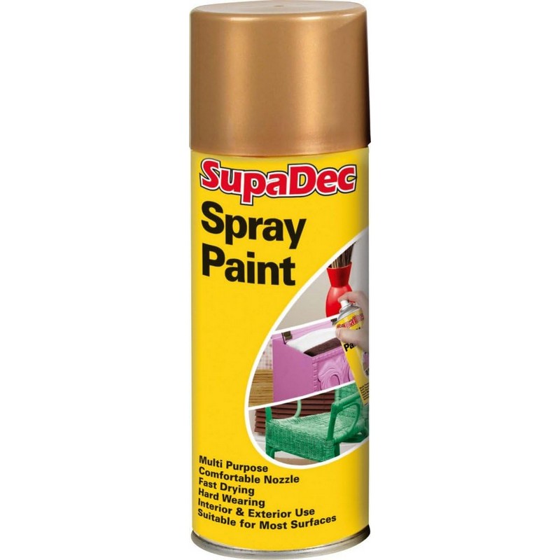 SupaDec Spray Paint Can 400ml - Assorted Colours Available