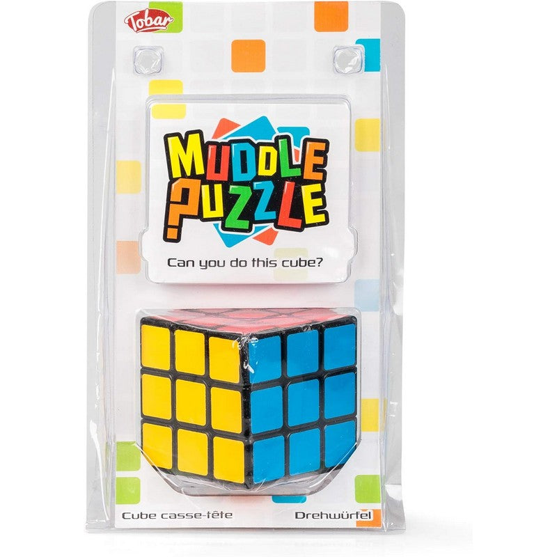 Tobar Muddle Puzzle Cube Toy With Coloured Sides