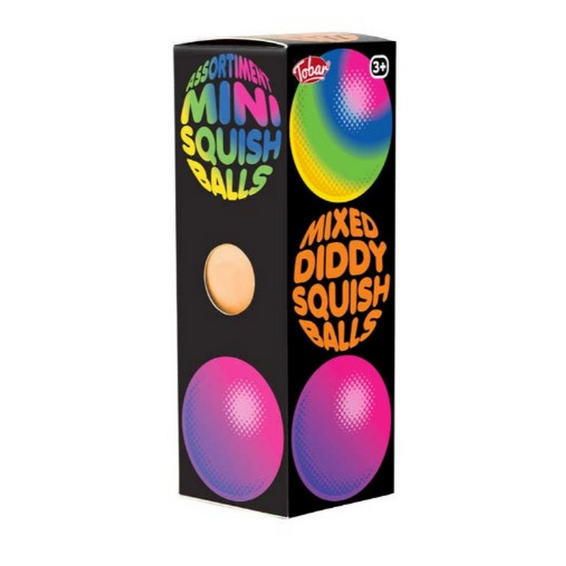 Tobar Scrunchems Mixed Diddy Squish Balls 3 Pack