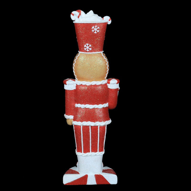 Polyresin Gingerbread Nutcracker 33cm