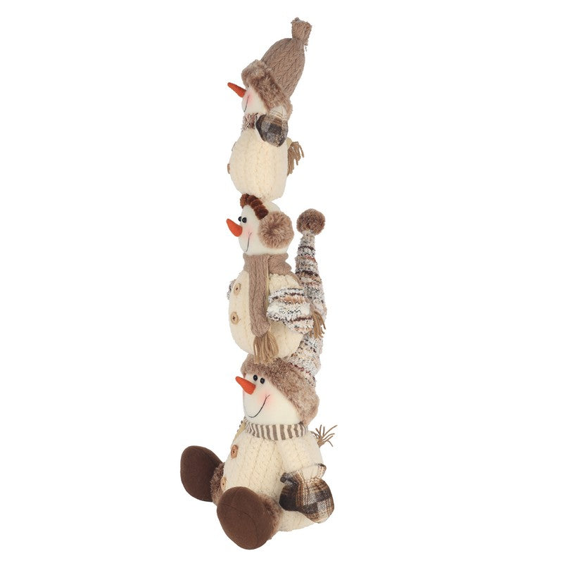 Plush Snowmen Tower 71cm