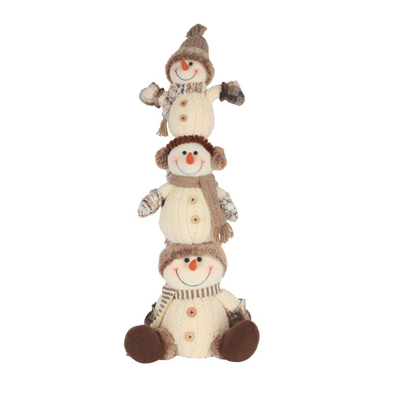 Plush Snowmen Tower 71cm