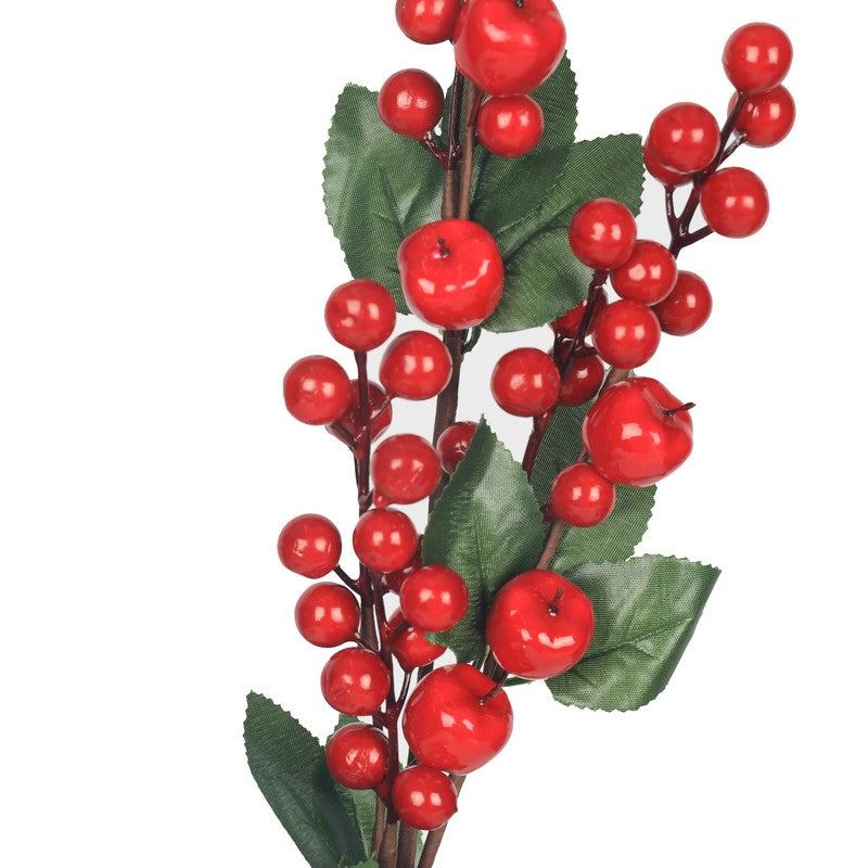 Spray With Red Berries 62cm