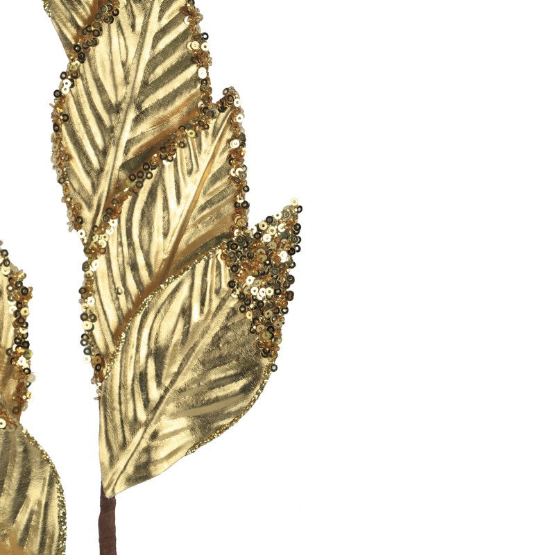 Gold Leaf Stem 75cm