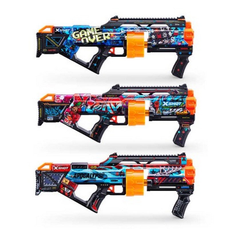 Zuru X-Shot Skins Last Stand Nerf Gun With 14 Dart Capactiy