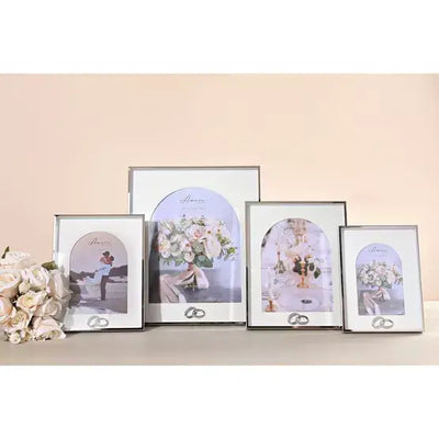 Amore Box Arch Photo Frame with Rings - Various Sizes