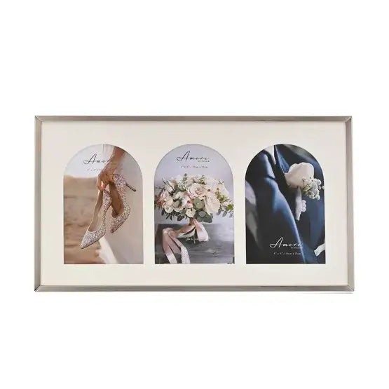 Amore Box Arch Photo Frame with Rings - Various Sizes